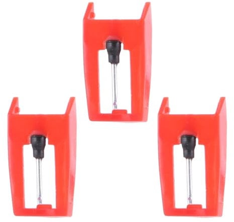 Lot de 3 stylets pour cartouche de disque de gramophone - Accessoires pour tourne-disques phonographes