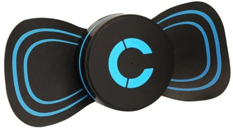 Multifunktions Massagepflaster 2 Stück AAA Batterie | Selbstklebendes Pad, Ergonomisches Kunststoffdesign, Schwarz, für Schultern und Waden