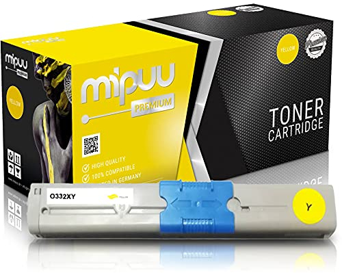 Mipuu Toner kompatibel zu Oki 46508709 (Gelb) für C332 C332dn C332dnw MC 363 MC363 MC363dn MC363dnw Drucker