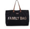 Childhome, Family Bag, Wickeltasche, Reisetasche/Wochenendtasche, Großes Fassungsvermögen, inkl. abnehmbarer Tasche, Schwarz/Gold