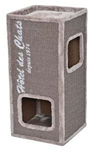 Ebi, Kratzbaum Trend Rockefeller 77, 36 x 36 x 77 cm, Grau, Katze