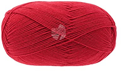 LANA GROSSA Meilenweit 100 Merino extrafine | Hochwertiges Sockengarn, waschmaschinenfest | Handstrickgarn aus 75% Schurwolle & 25% Polyamid | 100g Wolle, Stricken & Häkeln | 420m Garn FB2408