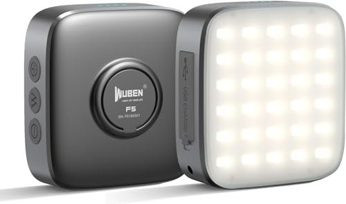 WUBEN F5 Wiederaufladbare Laterne Taschenlampe mit Powerbank Magnetfunktion Typ C Schnellladung Lampe Geeignet für Indoor/Camping Survival Notfall Backup Batterie (Grau)
