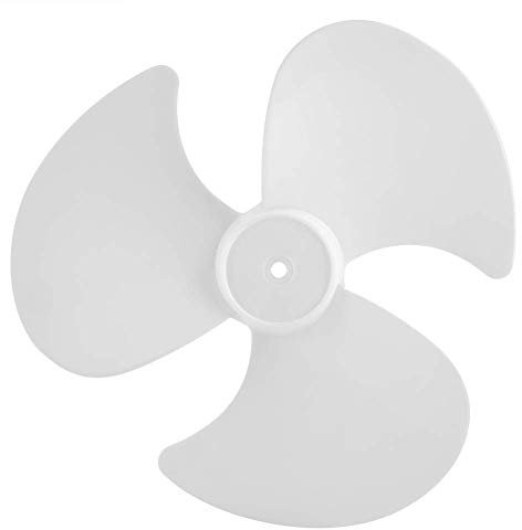 Raguso 2Pcs 10.6 inch Household Plastic Fan Blades Replacement 3 Leaves Standing Pedestal Fan Table Fanner General Accessories