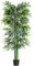 Outsunny Pianta di Bambù Artificiale in Vaso da 180cm, Decorazione per Casa, Ufficio, Interni ed Esterni