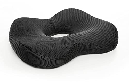 Feilx Hemorrhoid Treatment Donut Cushion, Prostate Pillow, Pregnancy, Post Natal, Bed Sores, Coccyx, Sciatica, Ultra Premium Comfort Foam, Office Chair Car Anti-Slip Cushion