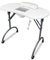 Froadp 98x44x77cm Maniküretisch mit Absaugung Klappbarer Nageltisch Beweglich Studiotisch mit Rollen Handkissen Schublade und Aufbewahrungstasche Maniküre Tisch für Nagelstudio (Weiß)