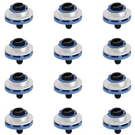 12PCS Hard Drive Mounting Screws Compatible with HP 2.5 Inch HDD 6000 6005 Pro 8000 8100 EliteDesk ProDesk G1 G2 Isolation Grommet Mute Screws