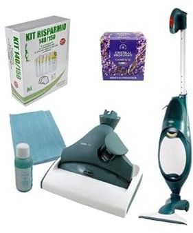 Aspirapolvere Folletto VK 140 + Pulilava SP520 + Kit Risparmio Scopa Elettrica Casa Ufficio