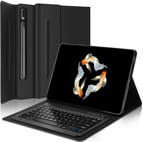 Galaxy Tab S10 Ultra 2024/S9 Ultra 2023/S8 Ultra 2022 14.6 inch Keyboard Case| Slim Case with Detachable Wireless Bluetooth Keyboard| Protective Folio Stand Cover with S Pen Holder| Auto Sleep/Wake