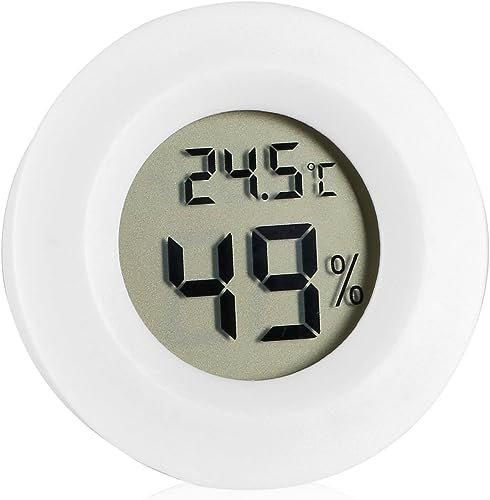 Digital Hygrometer and Thermometer Wide Measuring Range and High Precision Hygrometer for Measurement Reptile Habitat Humidity and Temperature Snake Lizard Gecko Turtle Habitat