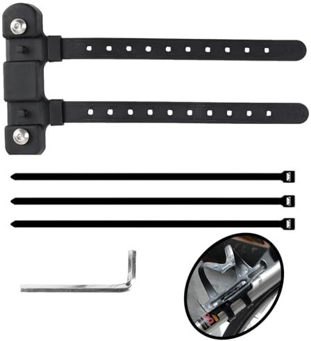 Numlot Base Adaptateur Porte Bidon Vélo Universelle, Support de Montage sans Trou pour Porte Gourde Vélo, Accessoires d'Équitation avec Sangle Antidérapante