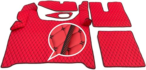 Fußmatten, Automatten LKW Man TGX Automatikgetriebe 2020+ (Rot)