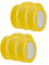 Handelskönig 10 x PVC-Schutzband gelb 30 mm gerillt Klebeband Putzerband Putzband