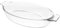 FELTECHELECTR Glass Baking Dish Double Handle Oval Baking Pan for Kitchen Supplies High Temperature Resistant and Roasting