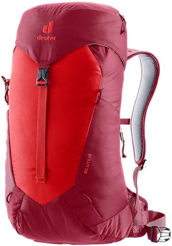 deuter AC Lite 16 Wanderrucksack, cherry-masala, 16 L