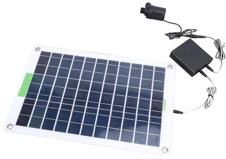 DIY-Solar-Wasserpumpen-Set für Wasserspiele Im Freien, 100 W Solarbetriebene Springbrunnenpumpe, 800 L/h 16,4 Fuß Hub-Solar-Brunnen-Wasserpumpen-Set für Vogelbad, Teiche, Garten