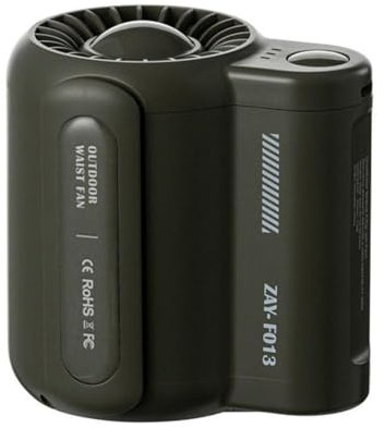 Rtyweth Nuovo ventilatore portatile caldo appeso in vita batteria ricaricabile ultra silenzioso ventilatore condizionatore portatile portatile indossabile