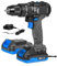 MZZYG Rotary Hammers 60NM Brushless Hammer Drill 20V Impact Cordless Electric Screwdriver Rechargeable Lithium Battery Power Tool(2.0AH*2 -Set4)
