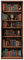 workid Türtapete Selbstklebend Türfolie Selbstklebend Türaufkleber Türposter Türsticker Fototapete 3D Effekt für Schlafzimmer Wohnzimmer Küche Vintage Buchregal Aufkleber 90 * 200cm MT-1