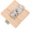DRESSOOS Motor Skill Development Toy Busy Board Diy Part Boy Girl Door Latch Toy Wooden Sensory Learning Tool for Boys and Girls