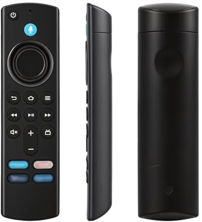 Ersatz-sprachfernbedienung (3 Gen) Kompatibel MIT TV (2 Und 3 Gen), TV 4k/4k Max/Lite/Hd, TV Cube (2. Und 3. Generation), Bluetooth Fernbedienung MIT 4 Schnelltasten, Sprachsteuerung