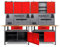 Ondis24 4250627248705 Werkstatteinrichtung 240cm rot