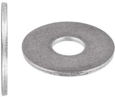 Lot de 200 rondelles M10 (grand diamètre extérieur) DIN 9021 ISO 7093 Disques d'accompagnement pour carrosserie A2 V2A en acier inoxydable M10