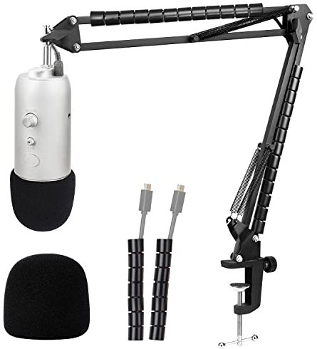 Blue Yeti Micrófono Soporte con Filtros Anti-pop Pop Filter para Blue Yeti y Yeti Pro por YOUSHARES