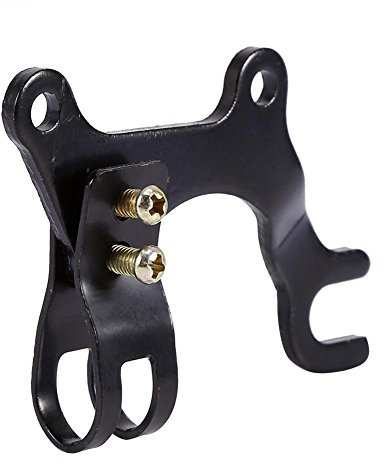 Yosoo Health Gear Disc Brake Bracket Converter Frame Adapter, Bike Disc Brake Conversion, Metal Bicycle Disc Brake Clamp Mounting Holder for Converting Disc Brake Bicycle and Normal Bicycle, Black