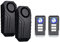 Mengshen 2 Set Sensore Di Movimento A Vibrazione Di Sicurezza Per Allarme Antifurto Per Bicicletta Senza Fili Con Telecomando Per Scooter Per Moto E Scooter 113Db IP55 Impermeabile