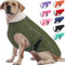 EMUST Cappotti Invernali per Cani, Fodera in Pile, Taglia M e XL, Vestiti Caldi per Cani di Taglia Piccola e Grande, Verde