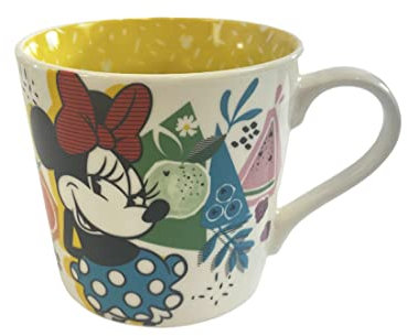 Disney Taza de cerámica Minnie (15 onzas), con impresión interior