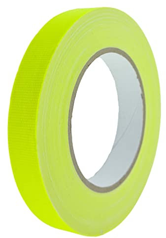 varivendo Klebeband 10 mm x 25 m Gewebeband NEON GELB
