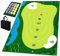 Tragbares Indoor/Outdoor Golf Trainingsset mit Spiel- und Abschlagmatte - Inklusive 16 Golfbällen
