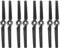 Jojomino 8 Stück Propeller für Yuneec Q500 Typhoon 4K Kamera Drohne Ersatzteile Schnellspanner Selbstsichernde Requisiten Ersatzklinge (schwarz)