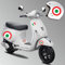 Kit grafica 10 adesivi completi bandiera italia tricolore coccarda compatibile con PIAGGIO VESPA GTV GTS P150 primavera sprint cod.2125