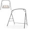 KOMFOTTEU Support de Balançoire en Métal, Cadre pour Balancelle en Forme de A, Armature de balançoire Suspendue, pour Balcon, Terrasse, Jardin (180 x 133 x 182 cm, Modèle I)