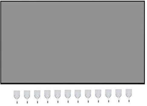 Projector Screen - Fold-Up Screen for Projector, Freestanding Portable Screen | 60 16:9, 4K Compatible, Lightweight and Compact, Easy to Store and Carry, Perfect for Home