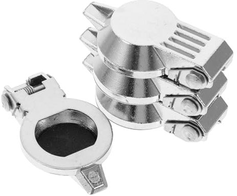 Gatuida 4pcs Cover for Small Round Lock Protective Lock Cover Rebound Cam Protector Function for Engineering Vehicles and Machinery Equipment