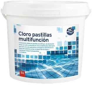 NC Cloro Acción Total en Pastillas, 5 Acciones | 5Kg
