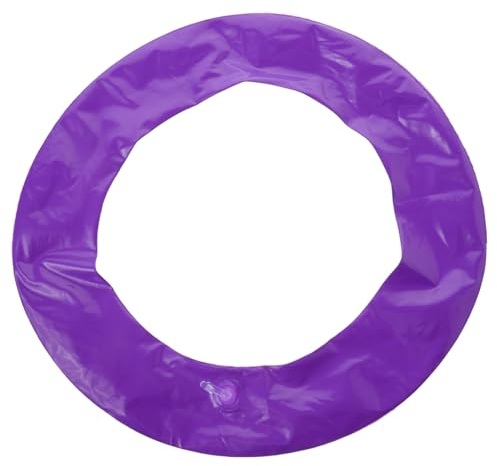 Yogaball Befestigungsring aus Pvc, Tragbar für Balance und Exercise Ball | Aufblasbare Basis mit Fixierring, Runde Stützkonstruktion, 1 Stück, Lila, für Home Balance Training