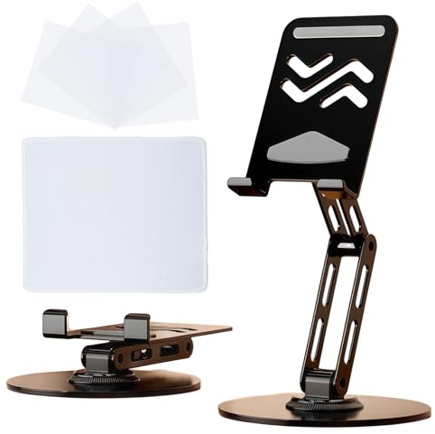 KASURE ScanBox für MTG TCG Karten,Faltbarer Sammelkarten Scanner Ständer mit verstellbarer Handy Halterung aus Carbonstahl,inkl.100 Kartenhüllen und Scan Pad,kompatibel mit ManaBox