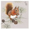 Serviette Eichhörnchen im Winter 20 Stück