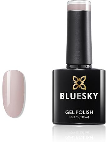 Bluesky Gel Polish, Nude Sunday, ND19, Gel auflösbarer Nagellack, Rosa, Pastel, Blass, Nudefarben, 10 ml