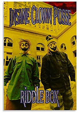 MMMU Insane Clown Posse Riddle Box Poster Wandkunst Poster und Leinwand Kunstdruck Modernes Familienschlafzimmer Ästhetische Dekoration Poster 20 x 30 cm