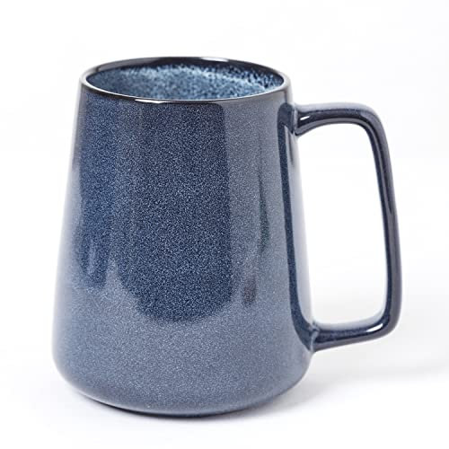 Large Ceramics Coffee Mugs,24 OZ/700ml Extra Large Cups, for Cappuccino, Latte, Hot Cocoa Or Hot Tea -Gift for Birthday/Christmas/Valentine's (24 oz Pure Blue)