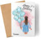 Kiddle-Design Karte Geburtstag Frau Mädchen Geburtstagskarte Frau Freundin Happy Birthday Karte Card Faltkarte Grußkarte Personalisiert Geschenk