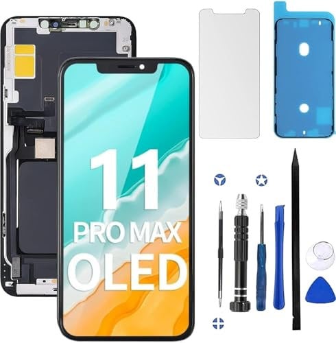 ZOETEC For iPhone 11 Pro Max Screen Replacement OLED (Not LCD) 6.5 Inch Touch Display Digitizer Assembly with Repair Kits