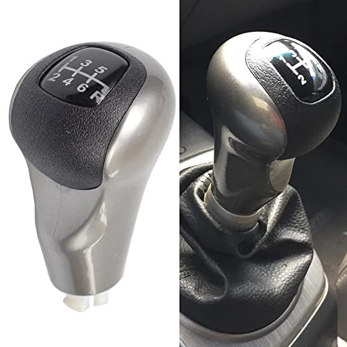 Hacreyatu Pomo de palanca de cambios de 6 velocidades MT para Honda Civic DX EX LX 2006-2011 54102-SNA-A01 (6 velocidades)